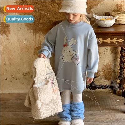 Girls lambswool vest 2023 Korean  of the fall and winter war