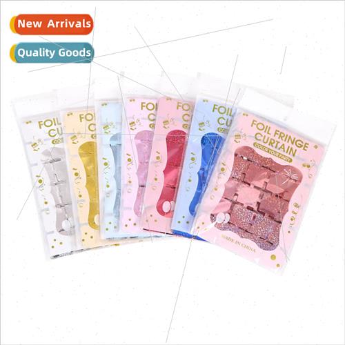 1*2m small square lattice rain curtain birthday party backgr