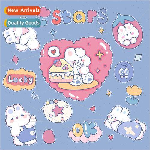 Cute cool sweetheart rabbit cute cartoon stickers laptop fla