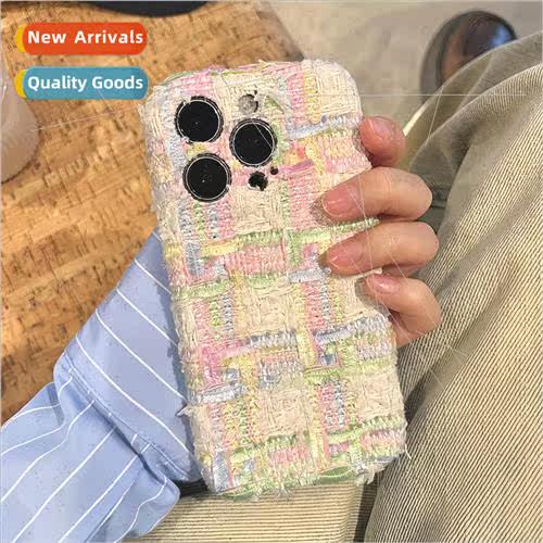 Small fragrant wind colorful flannel 15ProMax autumn and win