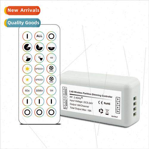 RF2.4G Packet Monochrome Dimmer Wireless Remote Dimmer 3 Pac