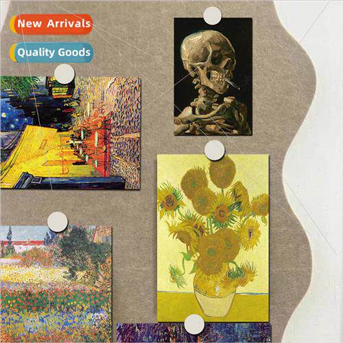 Van Goghs Paintings 10 Decorative Cards Wall Postcards Dorm