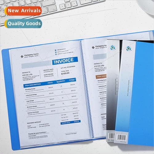 thickening folder multi-layer A4 data book transparent inser