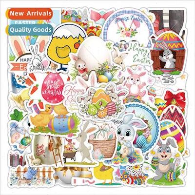 50 New Easter Stickers Decorative ggage Skateboard Guitar Wa