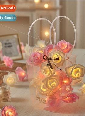 LED simulation battery rose lights string Valentines Day wed