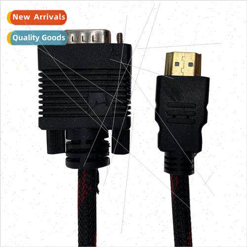 HDMI to VGA cable with net 1.5 meters hdmi to vga high defin