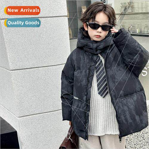 Childrens down jacket boys thickened 2023 winter new middle