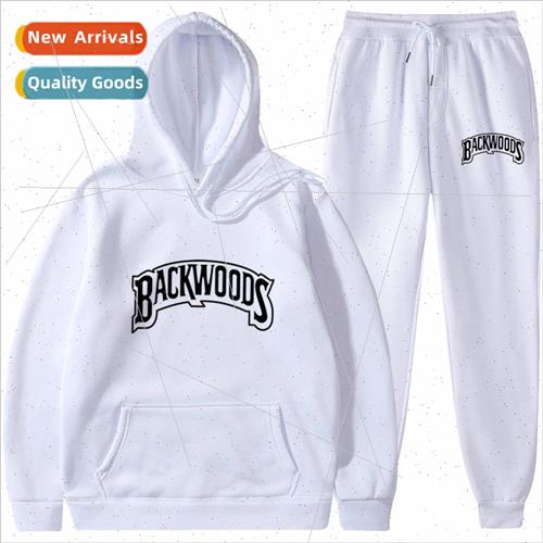 Backwoods Sweatshirt Letter Printed Hoodie Fashion Sweatshir