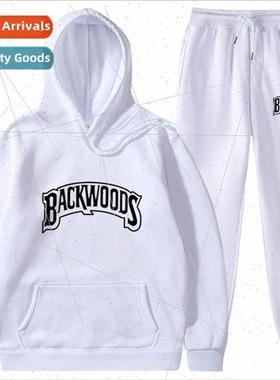 Backwoods Sweatshirt Letter Printed Hoodie Fashion Sweatshir