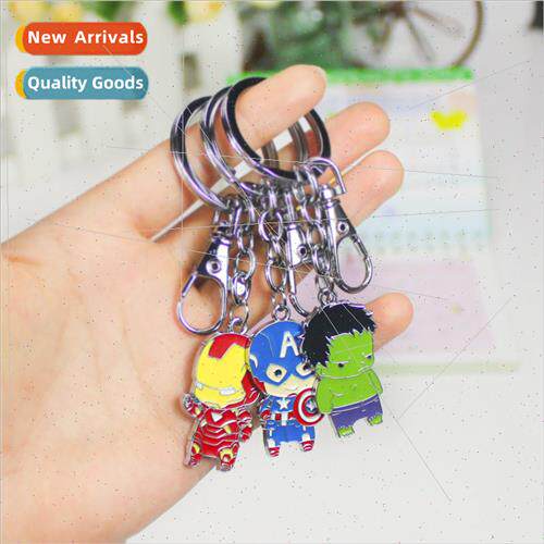 Anime Hulk Iron Man Captain keychain pendant small pendant c