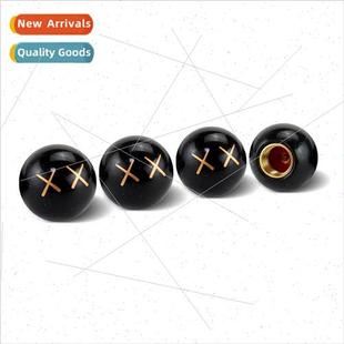 cap Sesame decorative ins valve tire modified New Set