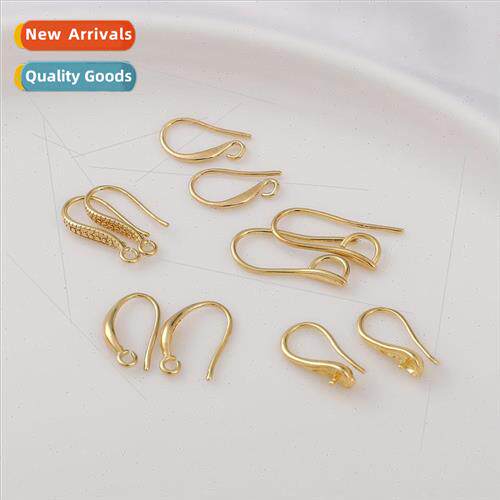 14K gold-plated color-retaining U-shaped teardrop face fashi