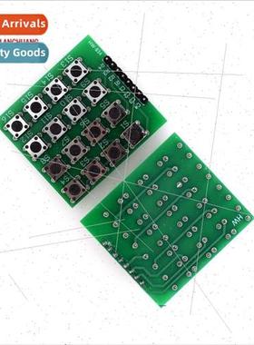 4X4 Matrix Keyboard  16 Keys Microcontroller Expansion Keybo