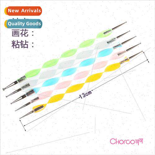 Nail art pen tools diamond painting drilling pen dot flower