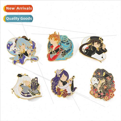 Hundreds of Harakami Genshin Impact game enamel pin Harakami