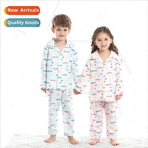 New childrens homewear Korean  of the fall long-sleeved cart