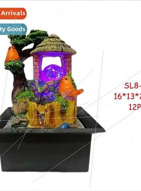 ving room three stone flowing water ornaments restaurant off