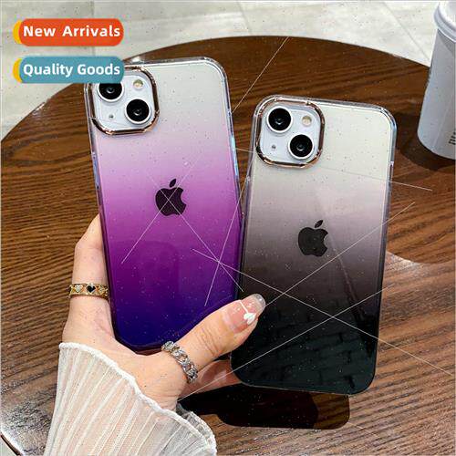 适用 Apple 15Pr Single Color Gradient 14 Phone Case iphone13