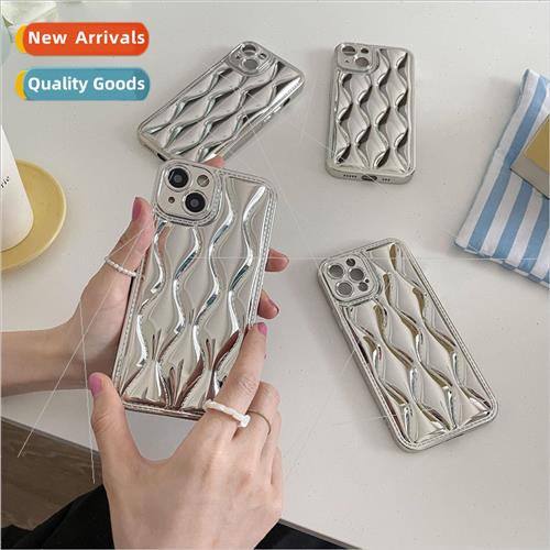 Diamond Stripe Plated Apple 13/14ProMax Plated IP12/11 Case