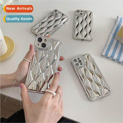 Diamond Stripe Plated Apple 13/14ProMax Plated IP12/11 Case