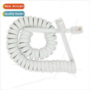 Telephone Handset Cord Landline Spring Cord Coiled Telephone
