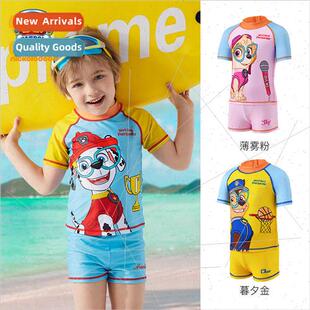 Woofers childrens swimsuits boys split swimsuit in small chi