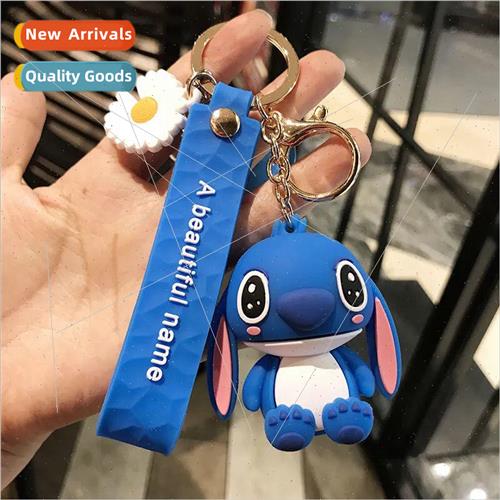 Cartoon Stitch creative keychain cute couple gift schoolbag