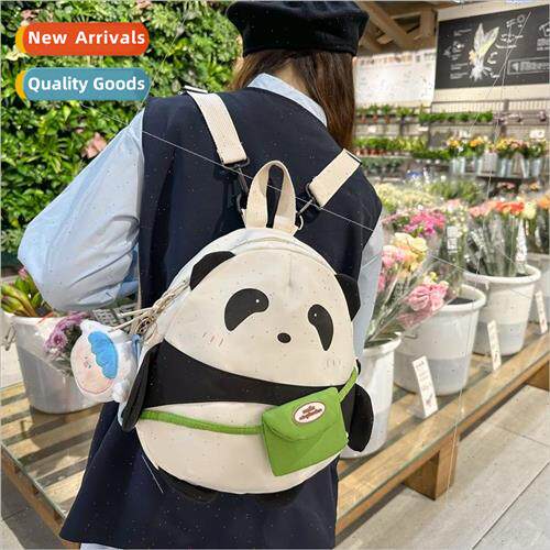 Japanese panda shoulder bag female 2023 new backpack hit col