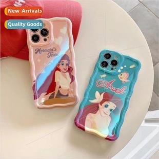 cartoon princess iPhone blue model light BFF New 14Promax