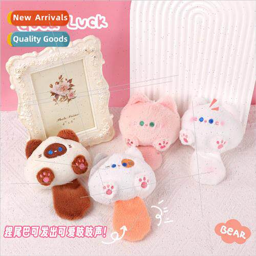 Tuan meow pendant squeaky kitten plush pendant doll book bag
