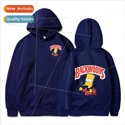 Backwoods Casual Loose Hooded Thickened and Padded Fall and