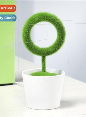 Household simulation of green plants potted plants negative