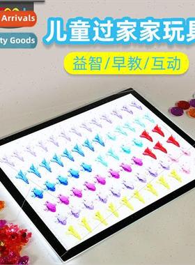 Childrens play house toys acrylic colorful fruit color aware