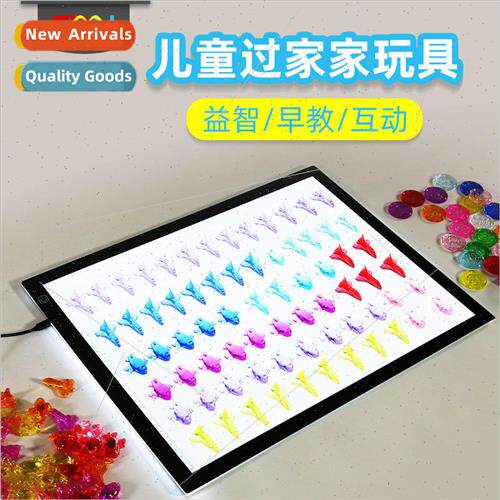 Childrens play house toys acrylic colorful fruit color aware