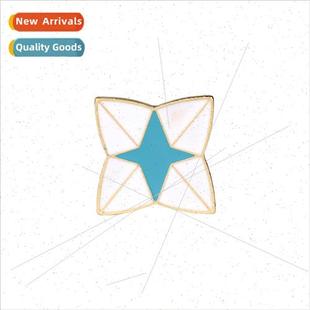 Star Jewelry Pin Brooch Cartoon Drip Oil Creative New 2019