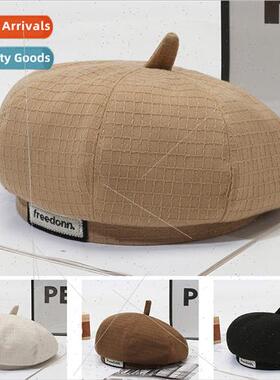 Hat new Hundred hit show face small beret female Korean fall