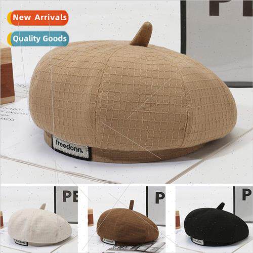Hat new Hundred hit show face small beret female Korean fall