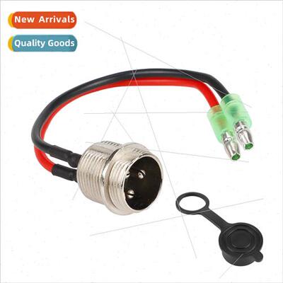 GX16 large aviation head battery charging port 3-pin electri