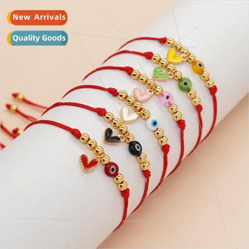 Plat适用m Low Price Red Jewelry Friendship Rope Bracelet Mul