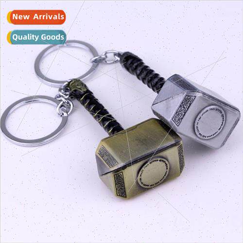 Thors hammer keychain Thor THOR alloy charm Thor hammer key