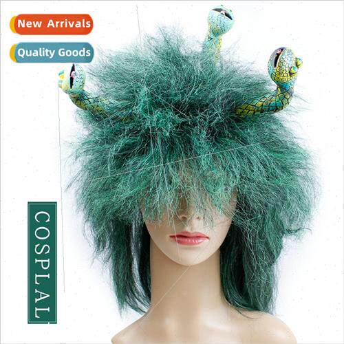 Halloween cosplay snake girl wig headgear Medusa drama stage