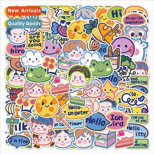 60 cartoon cell phone graffiti stickers phone case notebook