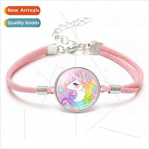 New unicorn Pegasus cartoon bracelet cute children girls bab