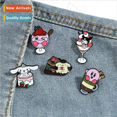 Sanrio brooch cute cartoon creative food modeling ice cream