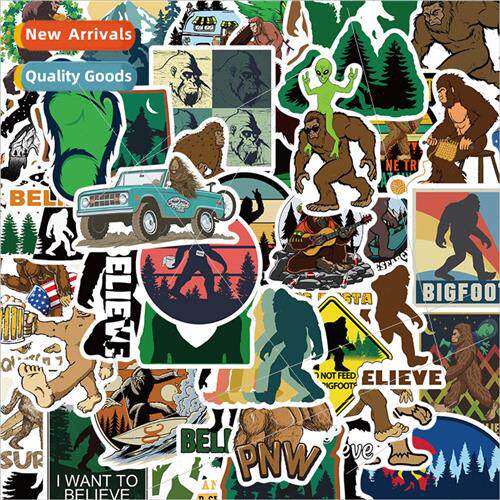 50 Outdoor Edition Sasquatch Graffiti Stickers ggage Guitar
