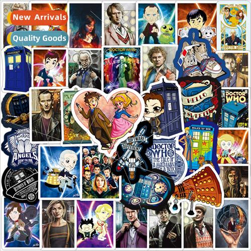 50 New Movie Doctor Who Doodle Stickers Bicycle Computer Lap