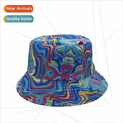New creative printing tie-dye pattern polyester cotton doubl