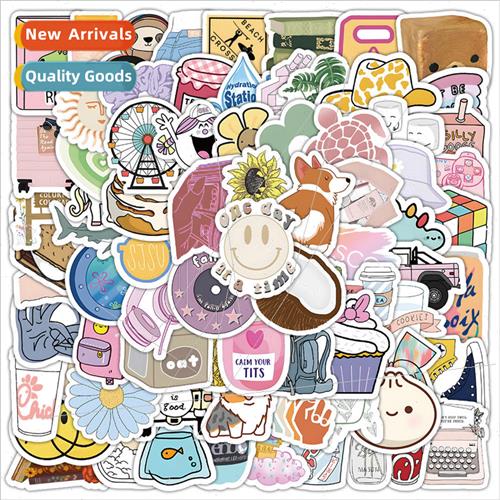 100 ins  small fresh cartoon cute mixed small objects decora