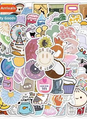 100 ins  small fresh cartoon cute mixed small objects decora