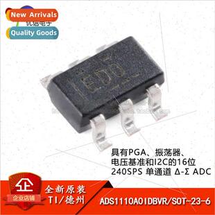 New al ADS1110A0IDBVR SOT-23-6 16-bit Analog to Digital Conv